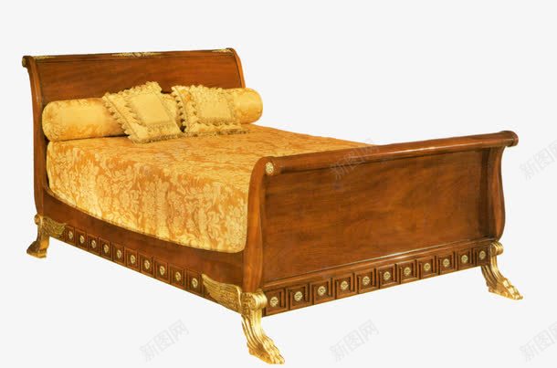 复古家具png免抠素材_88icon https://88icon.com 复古家具 家具 床 抱枕