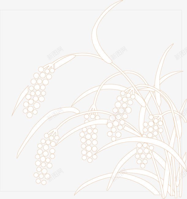 稻穗背景元素png免抠素材_88icon https://88icon.com png背景 矢量稻穗 背景元素 背景矢量 背景素材 金色麦穗 黃色稻穗