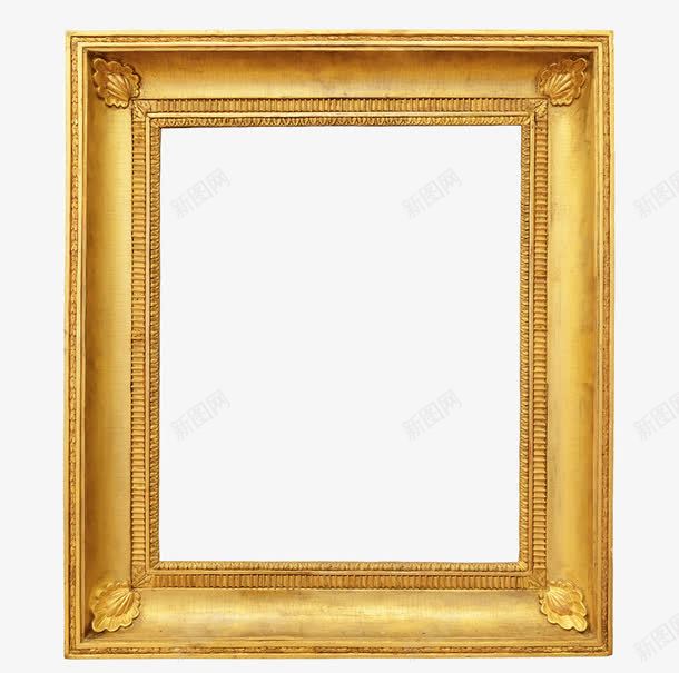 金色欧式相框png免抠素材_88icon https://88icon.com 欧式相框 欧式相框免费下载 相框 金色相框