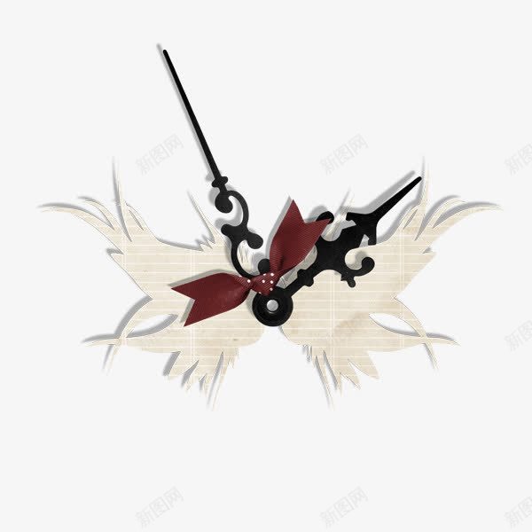 白色羽翼钟表海报背景png免抠素材_88icon https://88icon.com 海报 白色 羽翼 背景 钟表