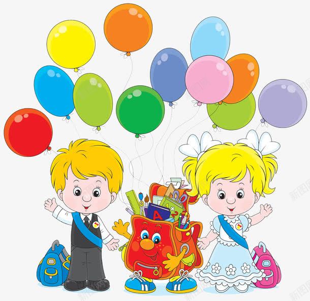 卡通小朋友与学习用品png免抠素材_88icon https://88icon.com 卡通 学习用品 小朋友