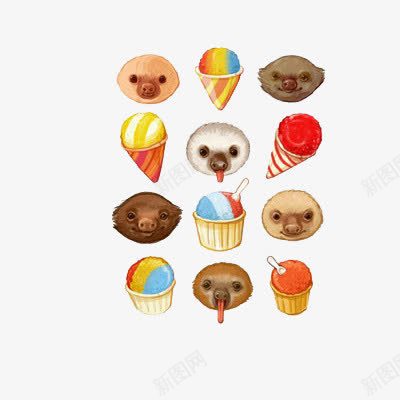 卡通水濑消消乐png免抠素材_88icon https://88icon.com 卡通 彩色 插画 水濑 消消乐 游戏 甜筒 甜筒皮 绘画 食物