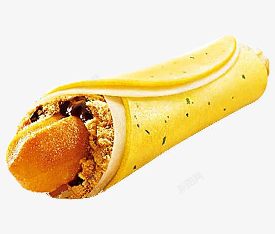 饼卷肉松png免抠素材_88icon https://88icon.com 卡通画 矢量装饰 肉松 装饰 食物 饼