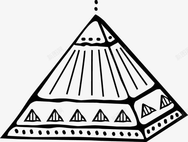 埃及金字塔png免抠素材_88icon https://88icon.com 埃及 素材 金字塔 黑白