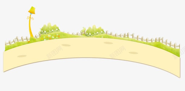 卡通草地场景png免抠素材_88icon https://88icon.com 卡通 草地