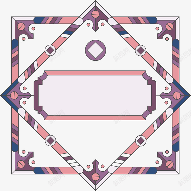 手绘复古边框矢量图ai免抠素材_88icon https://88icon.com 复古边框 手绘 简约 矢量图