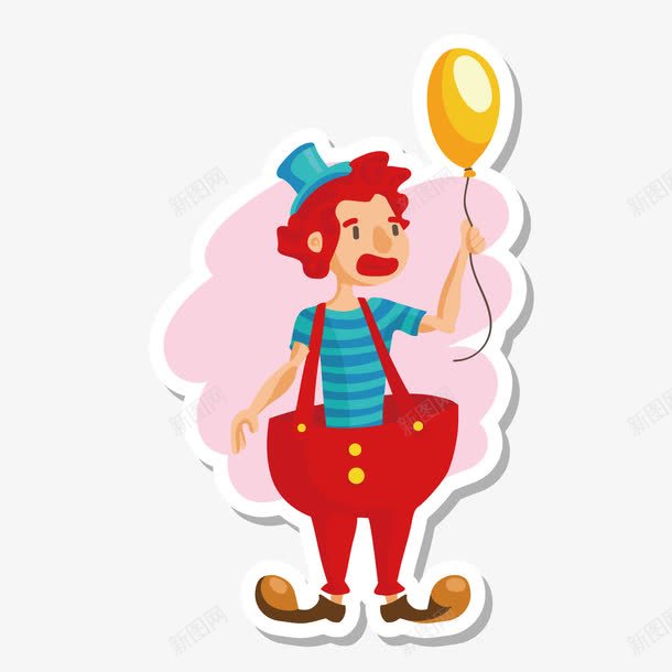 开心小丑png免抠素材_88icon https://88icon.com 卡通小丑 小丑帽子 小丑气球 小丑鱼 愚人节小丑 装饰