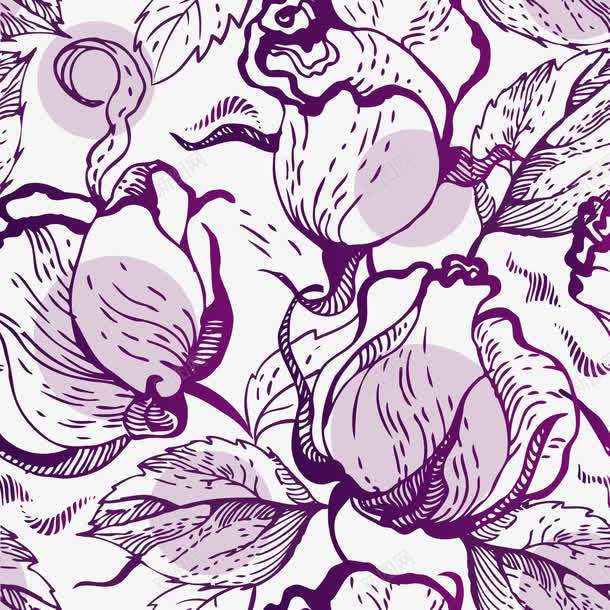 紫色花纹背景png免抠素材_88icon https://88icon.com 紫色 背景 花纹