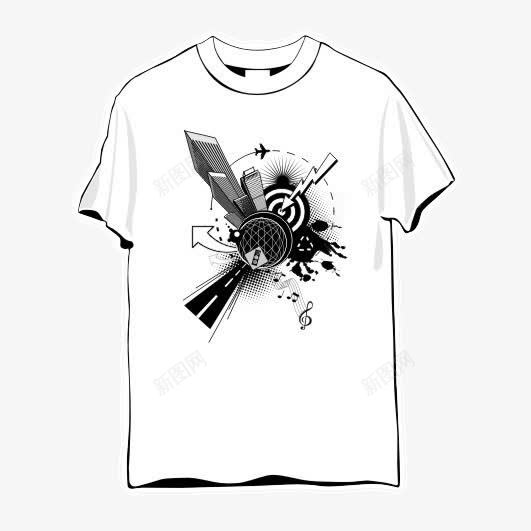 白色短袖png免抠素材_88icon https://88icon.com 建筑 白色 短袖 衣服