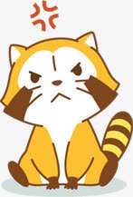 卡通狸猫png免抠素材_88icon https://88icon.com 卡通 狸猫 生气 黄色