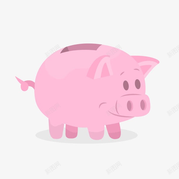 粉色猪存钱罐png免抠素材_88icon https://88icon.com 储蓄罐 存钱罐 扁平化 猪 粉色