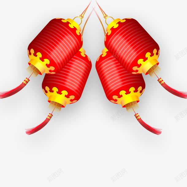 春节海报灯笼装饰png免抠素材_88icon https://88icon.com 中国风 传统节日 喜庆 春节海报 海报装饰 灯笼 节日海报
