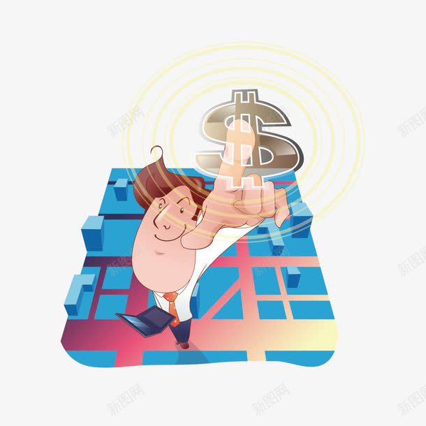 商务理财png免抠素材_88icon https://88icon.com 人 商务理财 理财 金融