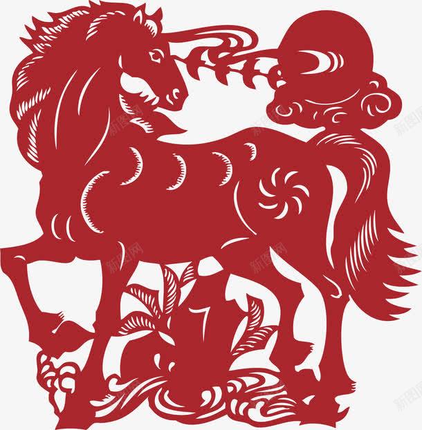 传统剪纸骏马png免抠素材_88icon https://88icon.com 传统剪纸骏马矢量图 剪纸骏马矢量 矢量传统剪纸骏马 矢量剪纸骏马