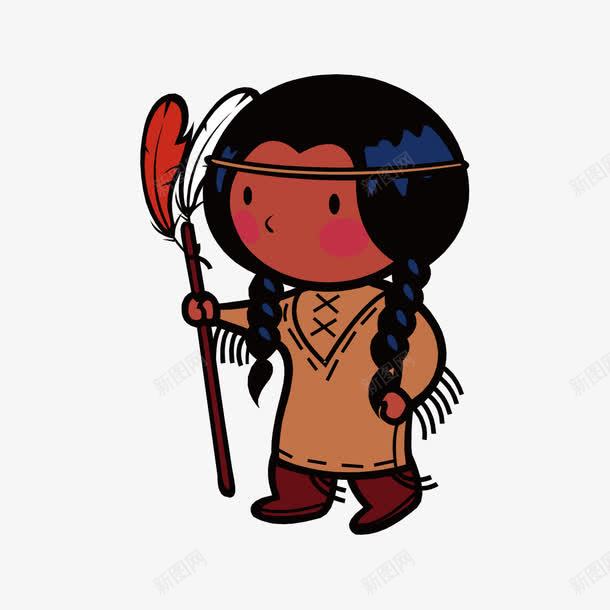 卡通原始部落人png免抠素材_88icon https://88icon.com 卡通 图案 手绘 装饰 黄色黑色