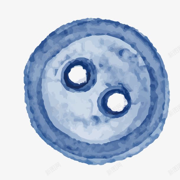 旗袍纽扣蓝色水墨png免抠素材_88icon https://88icon.com 旗袍 旗袍纽扣 水墨 纽扣 蓝色