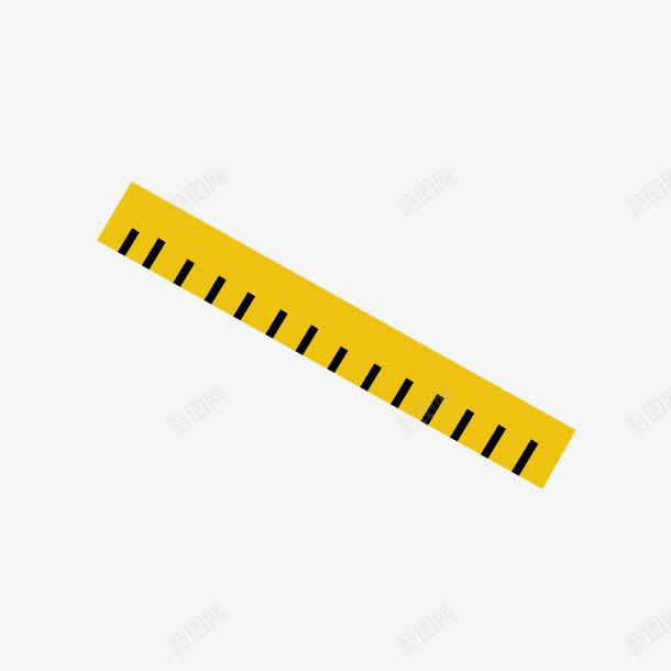 黄黑色的刻度尺png免抠素材_88icon https://88icon.com 刻度尺 日用 矢量刻度尺 黄色 黑色