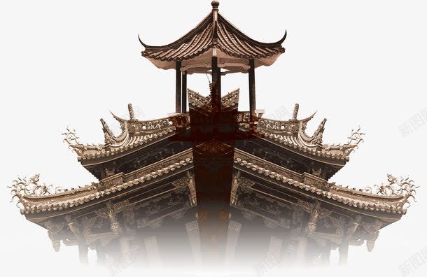 古典建筑凉亭png免抠素材_88icon https://88icon.com 亭子 凉亭 古典 建筑