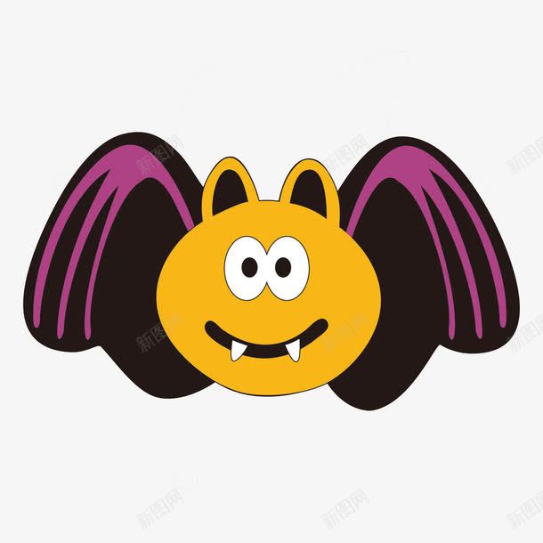 万圣节卡通蝙蝠装饰png免抠素材_88icon https://88icon.com 万圣节 卡通 蝙蝠 装饰 黄色