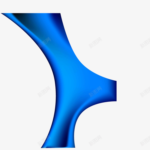 蓝色渐变图形矢量图ai免抠素材_88icon https://88icon.com 卡通 图形 渐变 蓝色 矢量图
