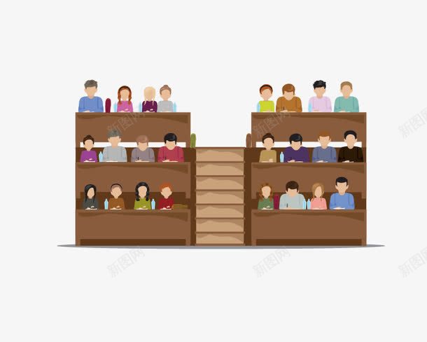 课堂听课的学生矢量图eps免抠素材_88icon https://88icon.com 学生 课堂听课的学生 课桌 矢量图