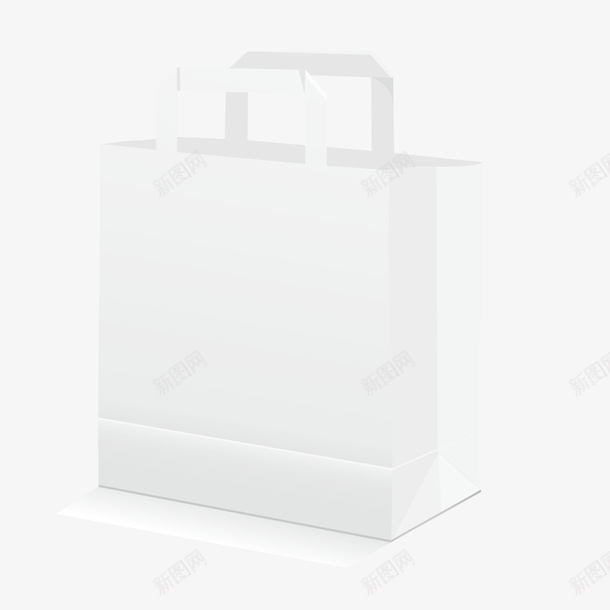 白色手提袋png免抠素材_88icon https://88icon.com 图案 手提袋 白色