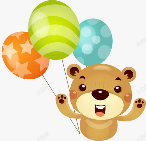 手绘可爱老虎png免抠素材_88icon https://88icon.com 动物 卡通 可爱 气球 老虎