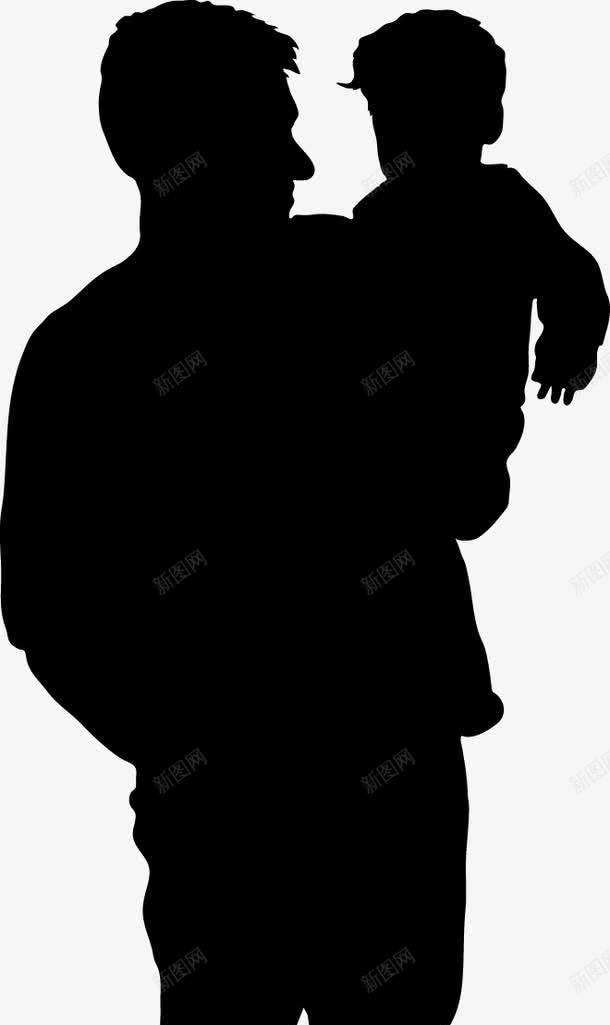 父子对望png免抠素材_88icon https://88icon.com 对望 拥抱 深情 父子