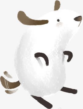 卡通手绘小白鼠动物png免抠素材_88icon https://88icon.com 动物 卡通