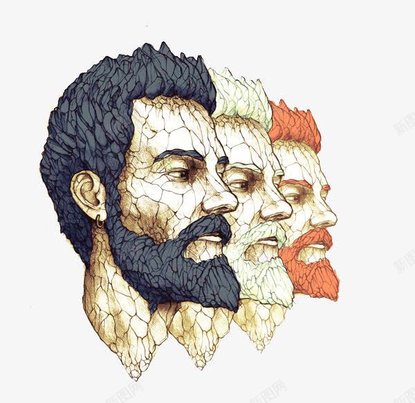 三个男子雕像png免抠素材_88icon https://88icon.com 人物雕像 素描 绘画 艺术