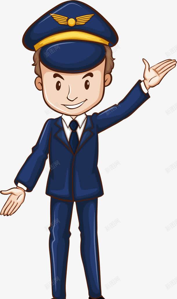 招手的警察png免抠素材_88icon https://88icon.com 优秀的人 做最好的自己 努力做最好的自己 卡通 招手 最好的自己 警察