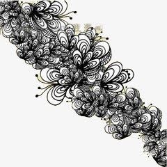 花团锦簇png免抠素材_88icon https://88icon.com 线条 质感 黑色
