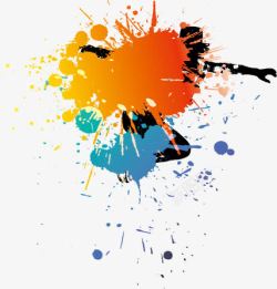 彩色喷墨矢量图png图片下载 彩色喷墨矢量图素材