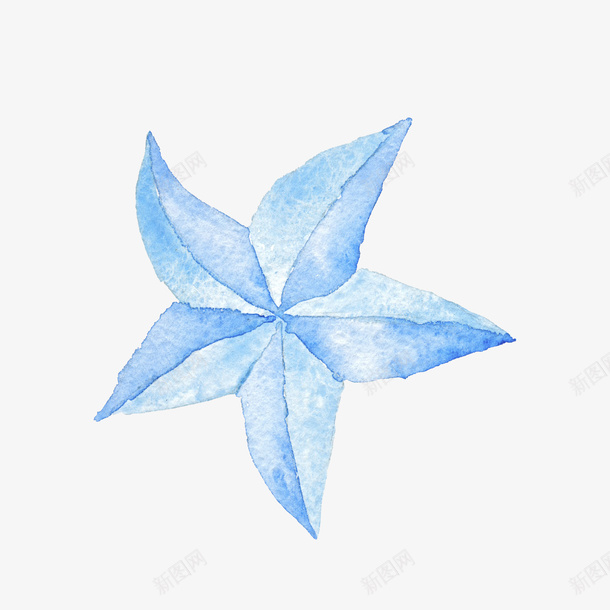 手绘五角星png免抠素材_88icon https://88icon.com 五角星 五角星设计 创意五角星 手绘五角星 淡蓝色五角星 雪花
