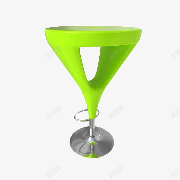 绿色转椅高脚凳子png免抠素材_88icon https://88icon.com 凳子 塑料凳 绿色 绿色转椅高脚凳子 转椅 高脚 高脚凳子