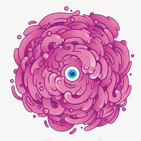 眼睛png免抠素材_88icon https://88icon.com 大眼兽 怪兽 眼睛怪物 粉色大眼兽