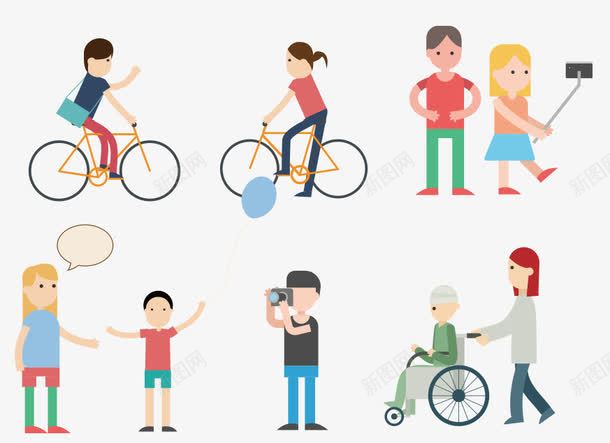 骑自行车的人png免抠素材_88icon https://88icon.com 坐轮椅的老人 矢量素材 老人 艺术 设计 轮椅 锻炼 骑自行车