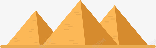 三座金字塔符号png免抠素材_88icon https://88icon.com 三座 卡通风格 古埃及符号 矢量符号 著名符号 金字塔 金字塔符号