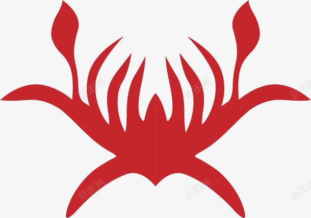卡通假花png免抠素材_88icon https://88icon.com 假花 剪纸 红色 红色剪纸花 红色剪纸花边