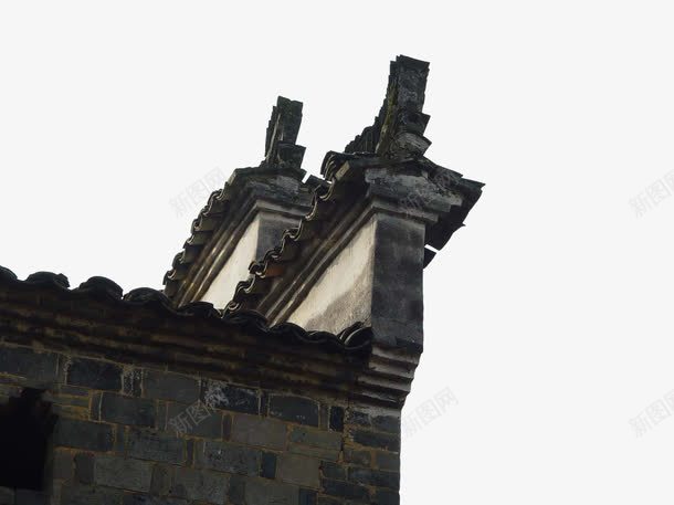 马头墙装装饰免费png免抠素材_88icon https://88icon.com 免抠素材 免费素材 装饰设计 马头墙素材