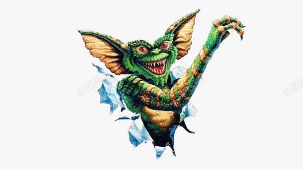 破纸怪兽png免抠素材_88icon https://88icon.com 怪兽 戳破 手绘 插画 纸 设计