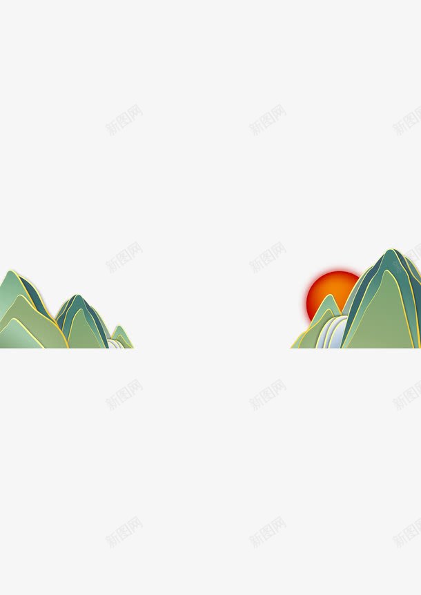 大山png免抠素材_88icon https://88icon.com 大山 山脉 素描山
