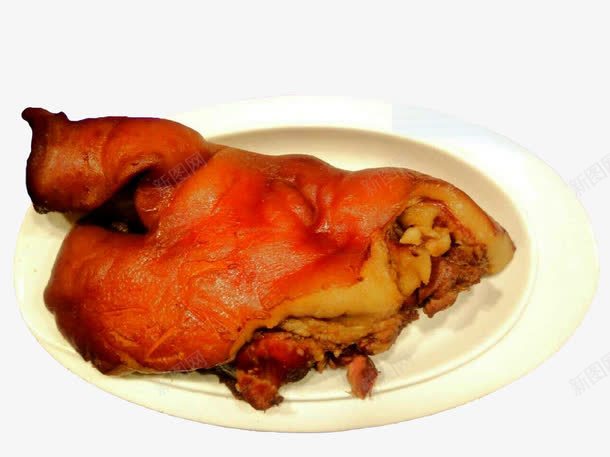卤猪头肉png免抠素材_88icon https://88icon.com 卤味 实物 猪头肉 盘装