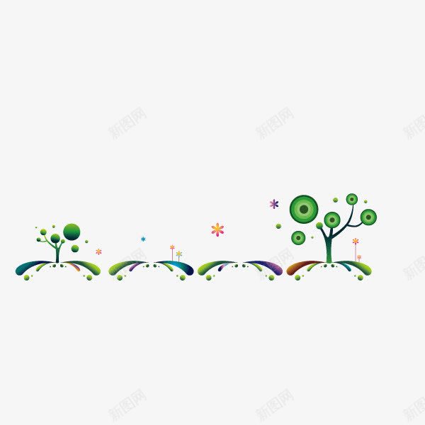 海报banner背景绿色树png免抠素材_88icon https://88icon.com 树叶 海报banner背景 绿色 装饰图案