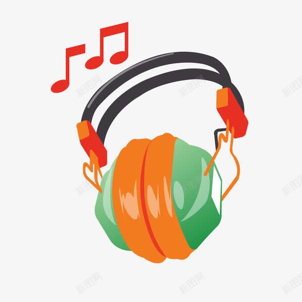 黄色时尚卡通音乐耳麦png免抠素材_88icon https://88icon.com 卡通 卡通音乐 时尚 耳麦 音乐 黄色