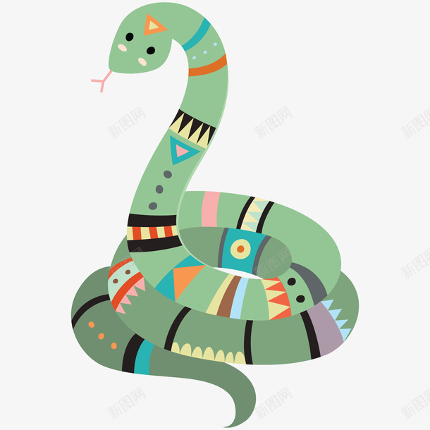 卡通可爱小动物装饰动物头像png免抠素材_88icon https://88icon.com 动物可爱 卡通动物 小清新海报设计 手绘动物头像 萌萌哒的小动物 蛇 装饰卡通