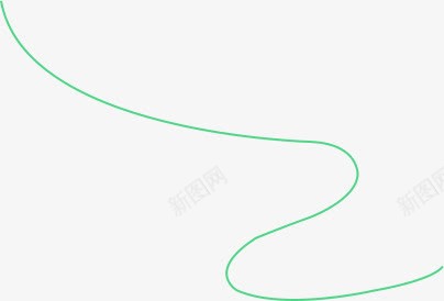 漂浮绿色细线png免抠素材_88icon https://88icon.com 漂浮 细线 绿色