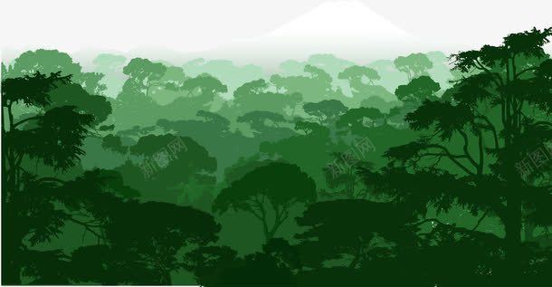 山脉绿树png免抠素材_88icon https://88icon.com 卡通山脉 绿树风景