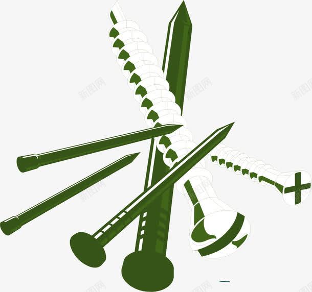 手绘螺丝钉png免抠素材_88icon https://88icon.com 工具 手绘 螺丝钉
