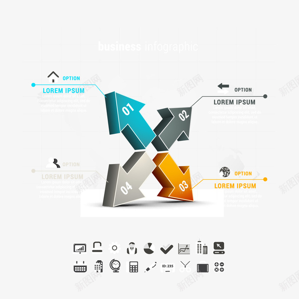 彩色立体箭头ppt矢量图ai免抠素材_88icon https://88icon.com png png素材 ppt素材 信息图 免费png 免费png素材 矢量素材 立体箭头 箭头 矢量图
